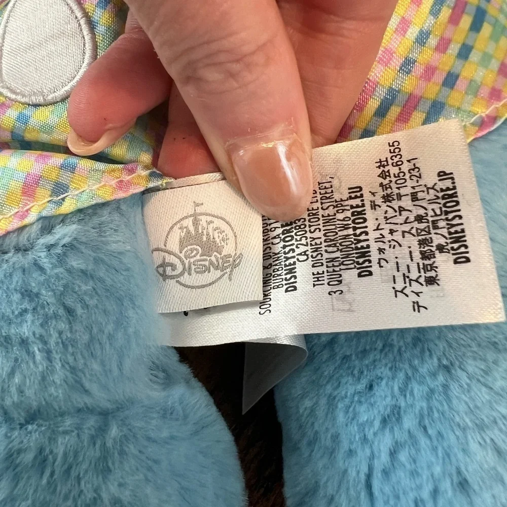 Disney Mickey Mouse Blue Bunny Plush stuffed animal, Easter, EUC, holiday